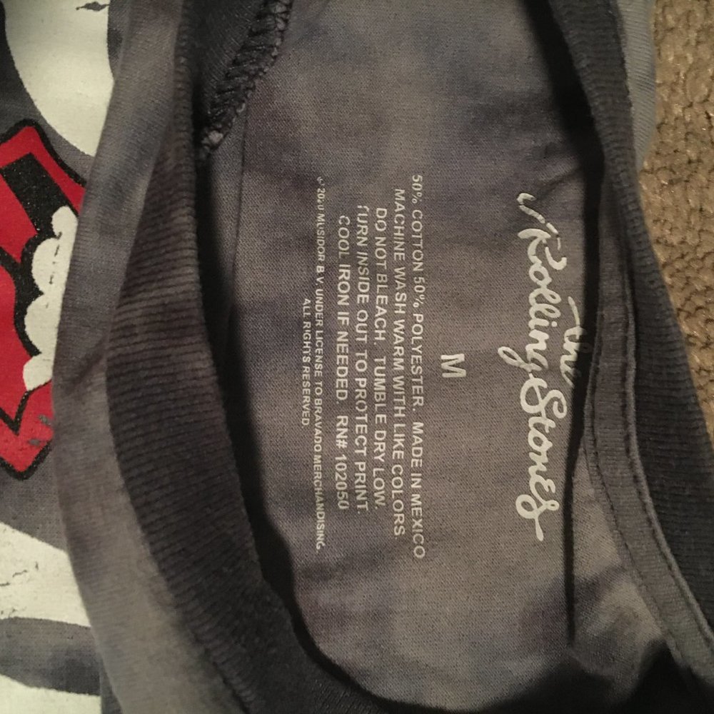 Rolling Stones 72 tour shirt reissue - Picture 2 of 2